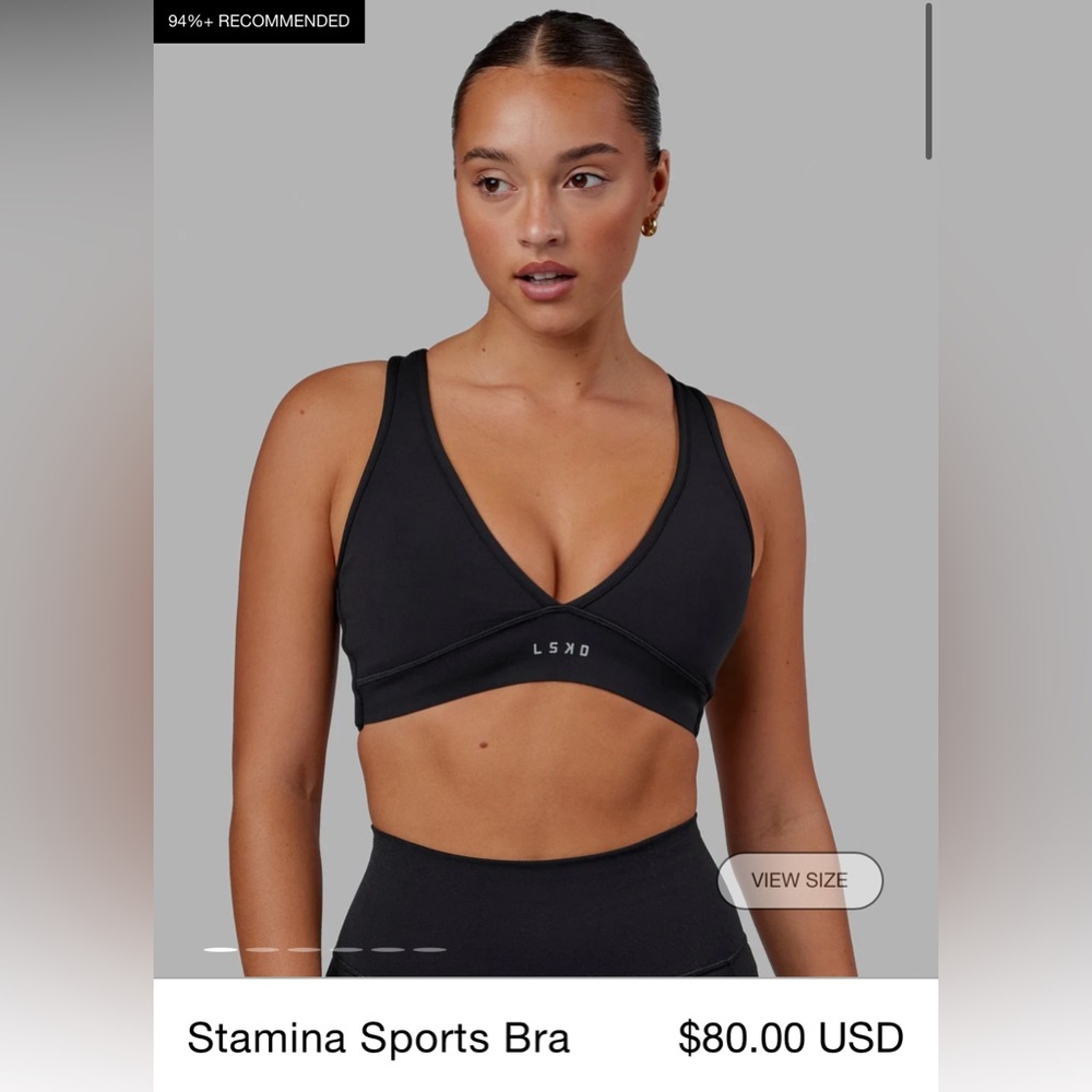 Black LSKD Sports Bra